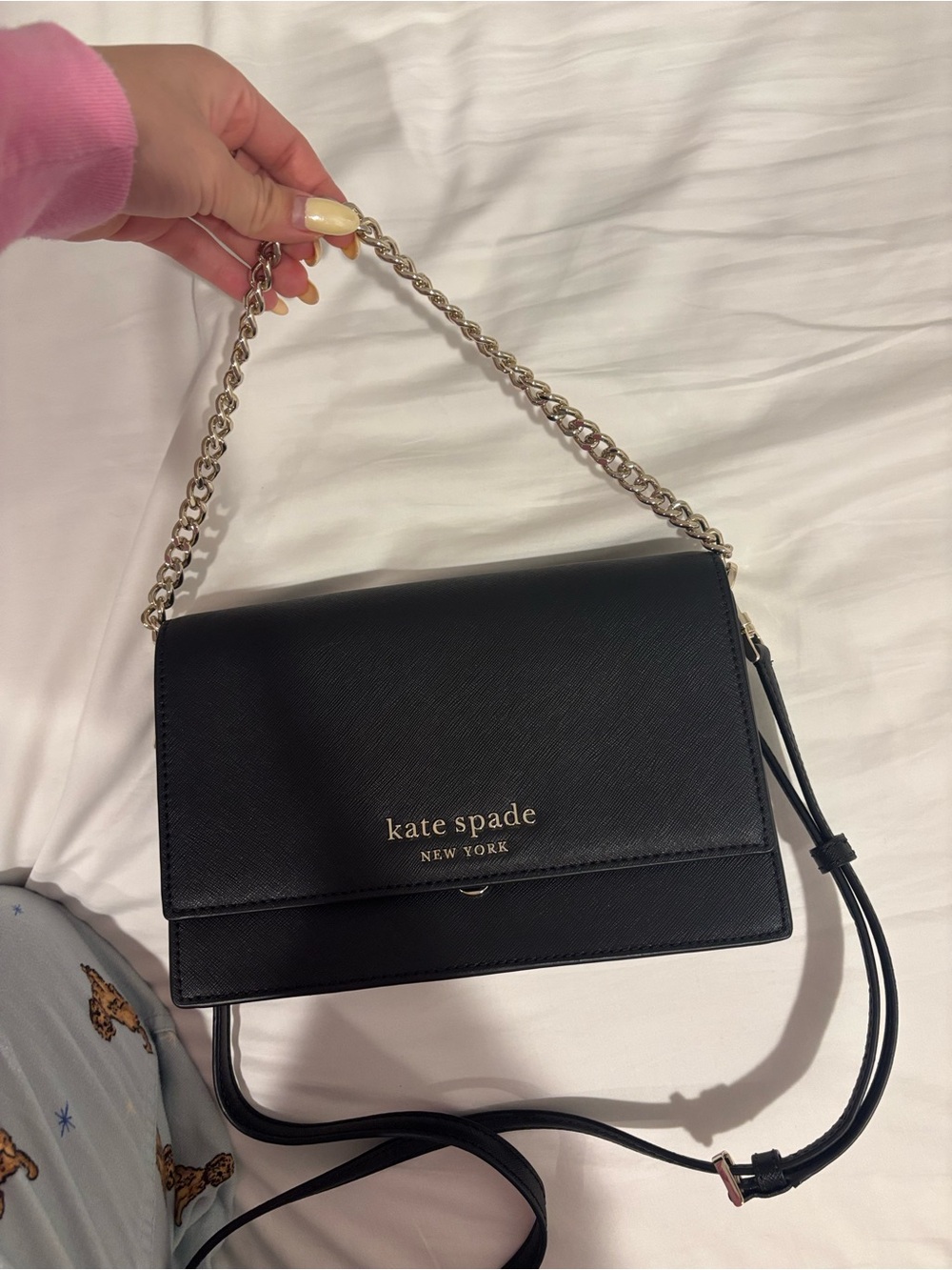 kate spade black purse with matching wallet